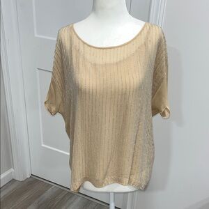 Club Monaco sequin blouse